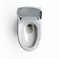 Commercial grade toilet bowl with elongated shape in white color 45 x 37 x 15cm
